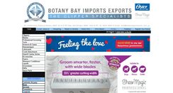 Desktop Screenshot of botanybayimports.com.au